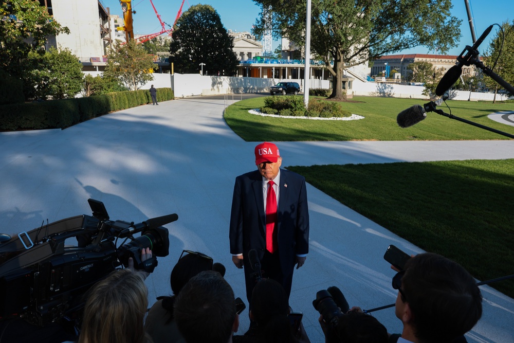 Trump continues to have a combative relationship with the media (Getty)