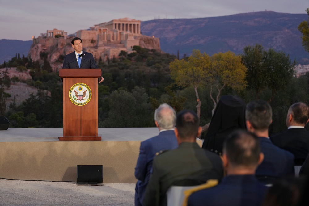 Marco Rubio is viewed as a frontrunner to be the Republicans’ presidential pick in 2028 (Mark Schiefelbein/AP) (AP)
