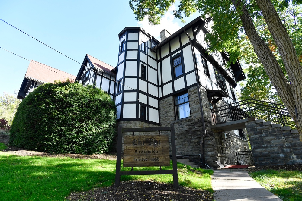 Adam Ford, a lawyer for several Chi Phi members, said his clients received threats that read, ‘I will find you’ and ‘all 57 men of the fraternity deserve public execution’ (AP)