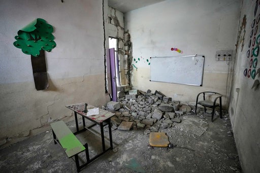 The use of AI in warfare remains controversial. Bloomberg reported this year that Pentagon investigators found that an overreliance on AI, as well as outdated imagery and flawed intelligence, may have contributed to a missile strike that killed dozens of children at a school in Iran (pictured) (AP)
