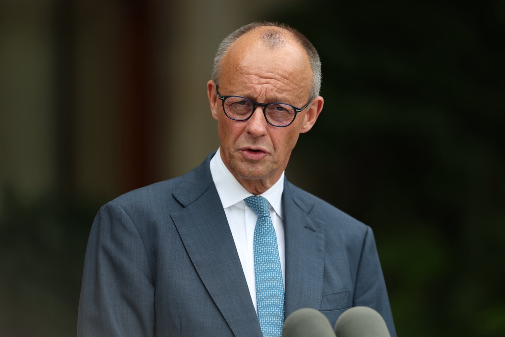 German Chancellor Friedrich Merz will meet Mr Burnham face to face for the first time (Liam McBurney/PA) (PA Wire)