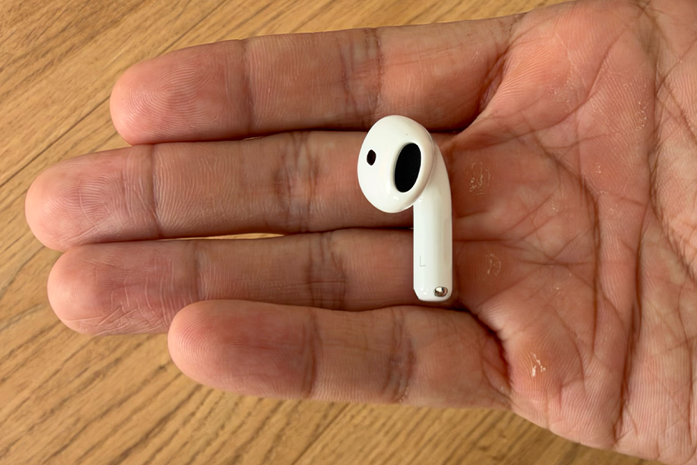 You can now swipe up and down on the stems to increase and decrease the volume (Alex Lee/The Independent)