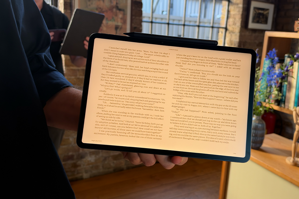 There are three paper modes in the Kindle app (Alex Lee/The Independent)