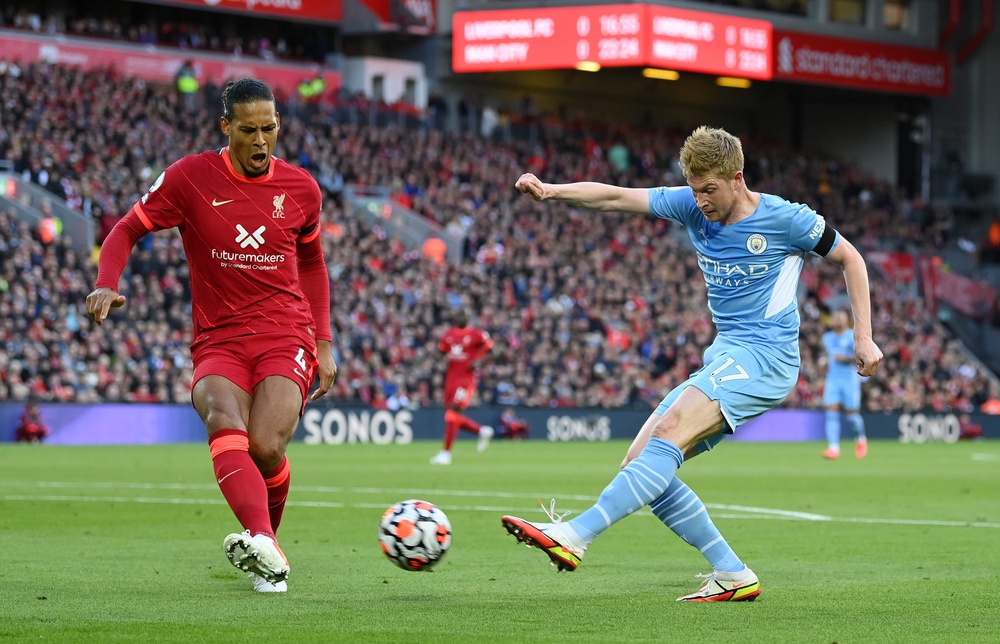 Image from: Liverpool v Manchester City LIVE: Lewis Koumas starts for hosts as City face hostile crowd at Anfield