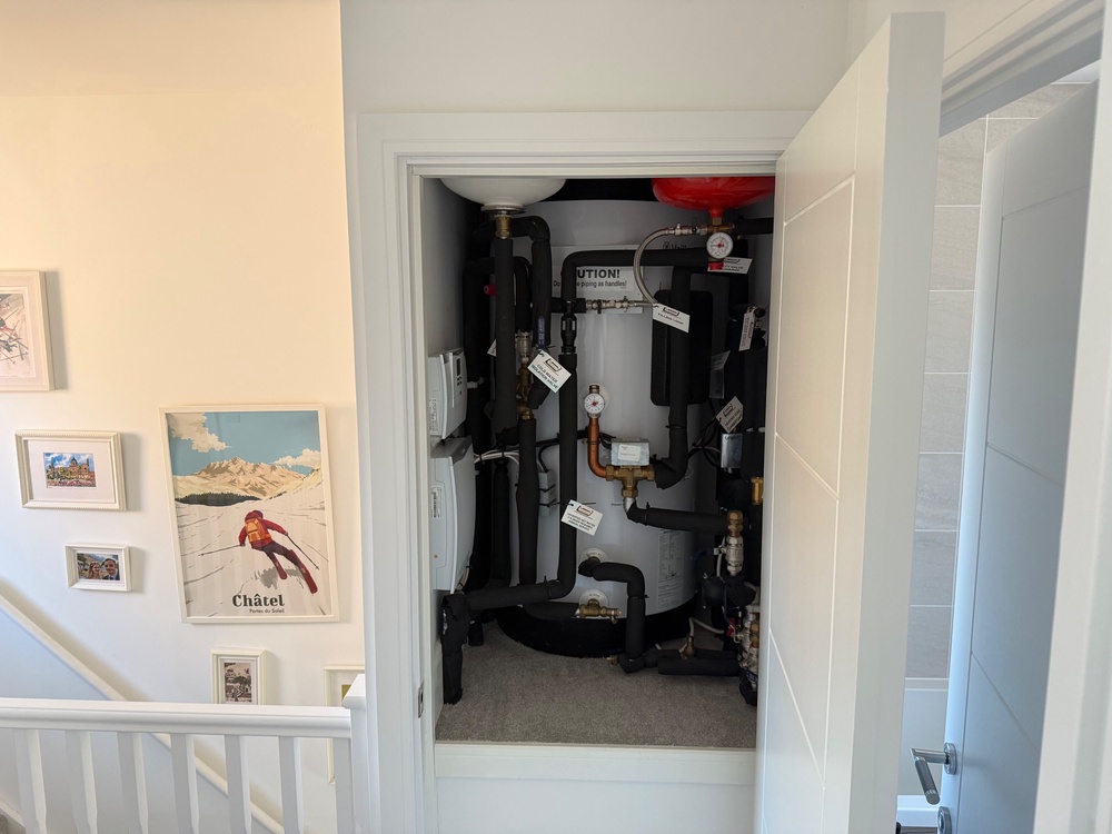 This entire cupboard is dedicated to the system (Alistair Charlton/The Independent)
