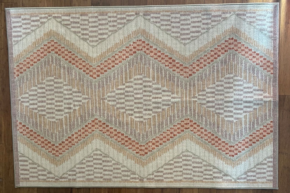 This rug is part of the collection with American designer, Justina Blakeney (Ali Howard/The Independent)