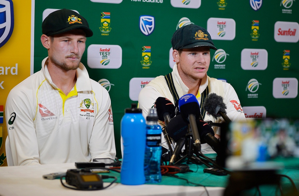 ‘Sandpapergate’, for which Cameron Bancroft and Steve Smith took some of the blame, dominated the discourse on Australia’s last visit to South Africa (Getty)