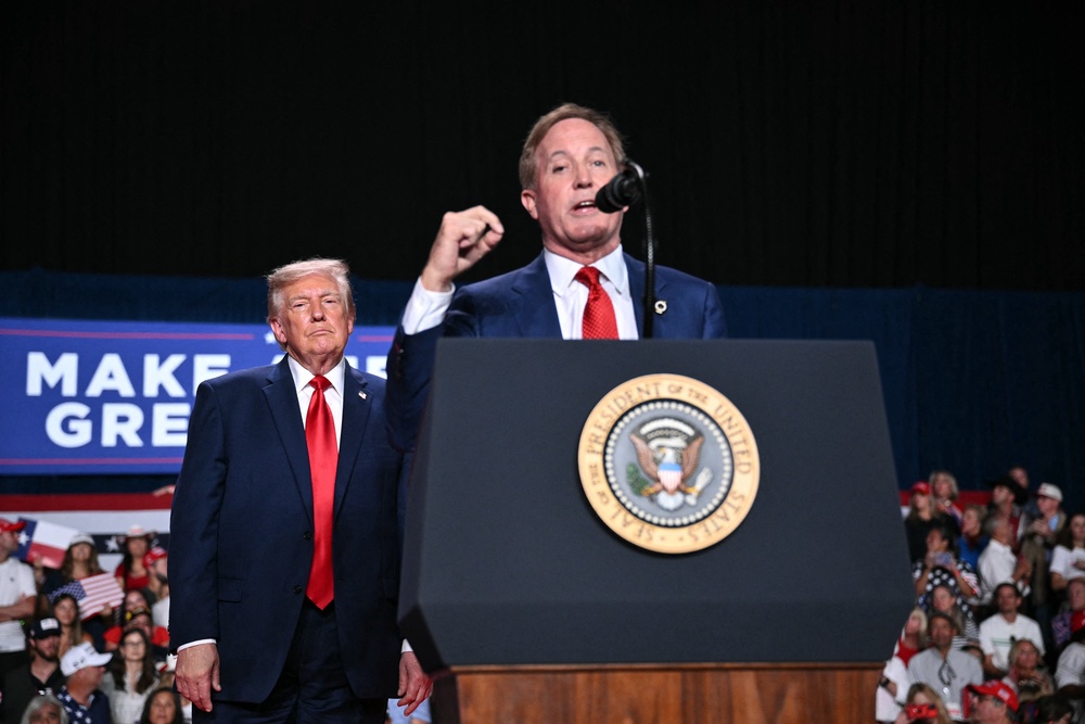 Texas AG Ken Paxton has been trashing President Donald Trump’s war in Iran and the consequent high consumer and gas prices in private conversations but would have lost the primary to Sen. John Cornyn had Trump not wanted to get back at the incumbent (AFP/Getty)
