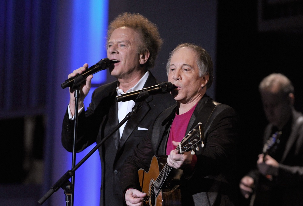 Garfunkel (left) with Simon in 2010 (Getty)