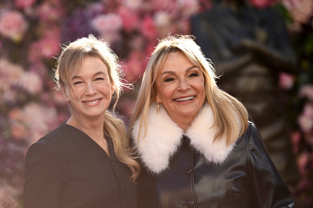 Helen Fielding (right) first created her fictional singleton, later played by Renée Zellweger (left), in 1995 (Getty)