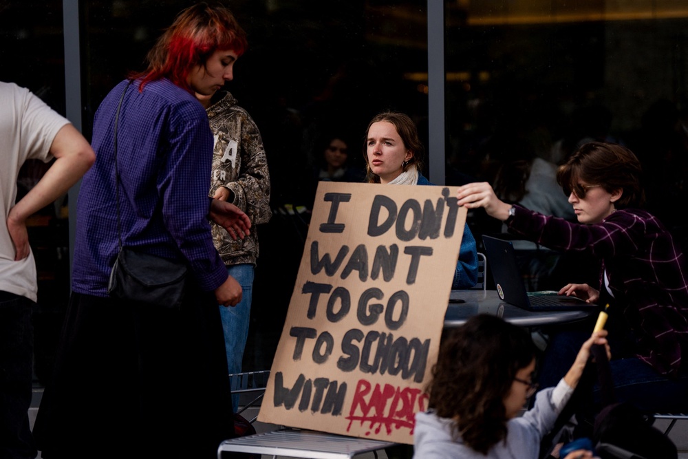 Protests were set to continue Thursday both on Cornell’s campus and across the country (Reuters)