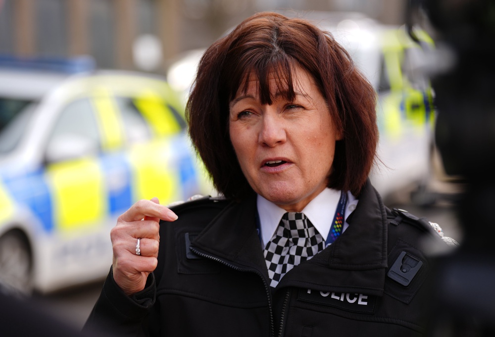 Chief constable Jo Farrell said 8,000 officers are still to be revetted for their roles (Andrew Milligan/PA)