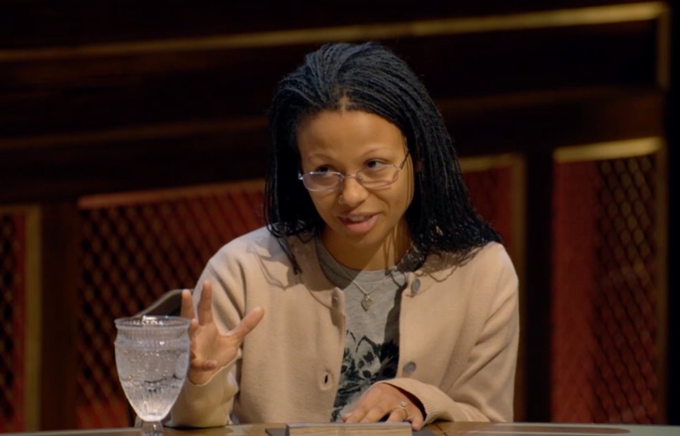 Myha'la at the roundtable (BBC)