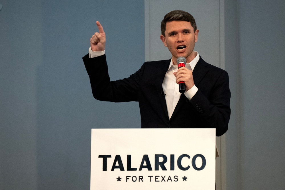 Paxton is in a tight race with Democrat James Talarico, as are several Republicans in other red states where GOP candidates would typically easily win (AFP via Getty Images)