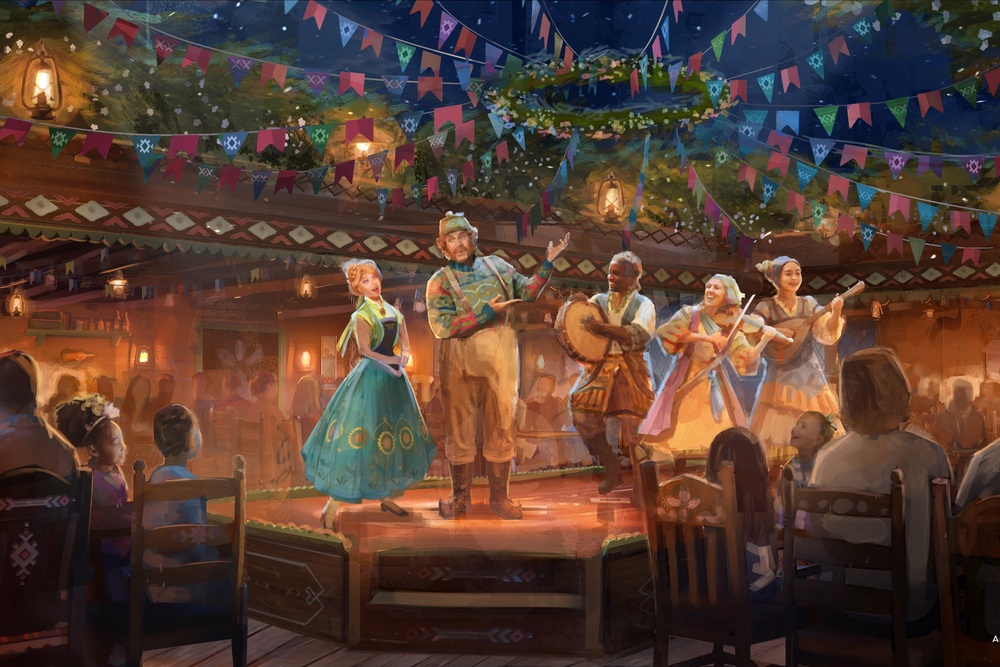 Oaken's Table will tell a new Frozen story (Disney Cruise Line)