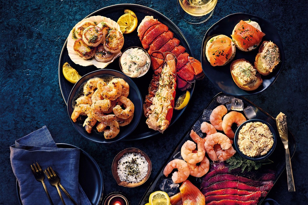True to fashion, Aldi is serving up well priced Christmas food, including seafood (Aldi)