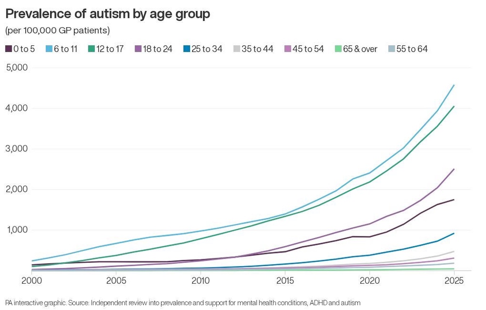 Image from: ADHD and autism review highlights risk of misdiagnosis as cases rise