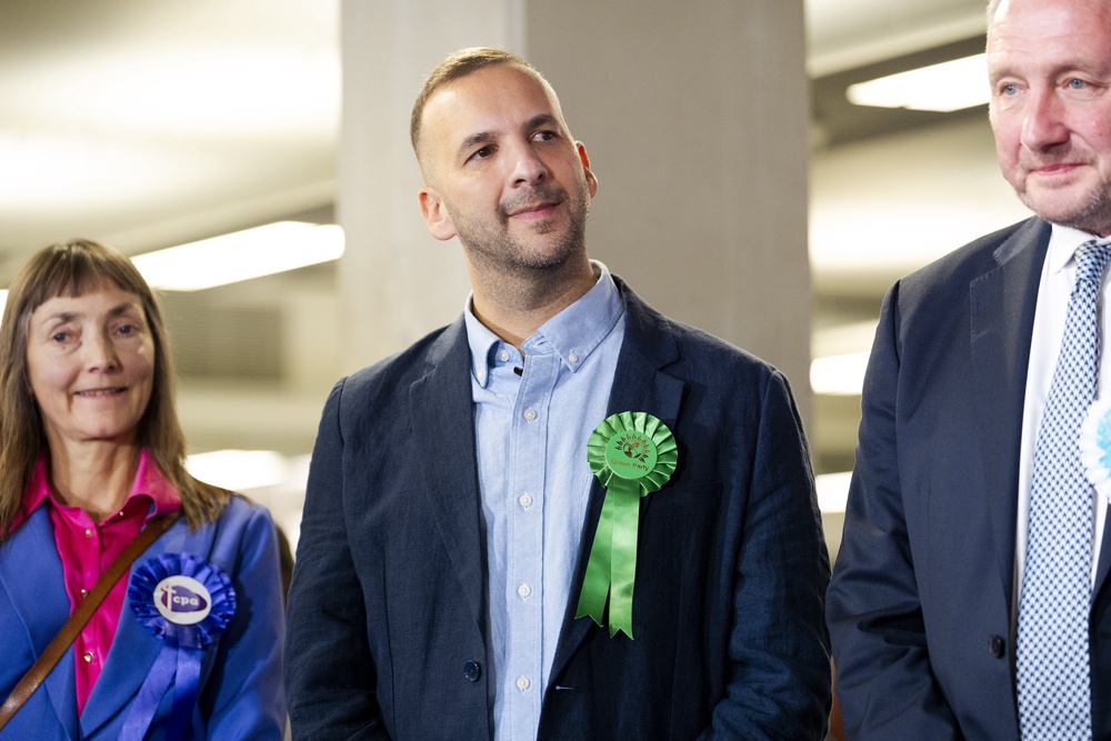 Green Party leader Zack Polanski after he was defeated in the Holborn and St Pancras by-election (Jordan Pettitt/PA) (PA Wire)