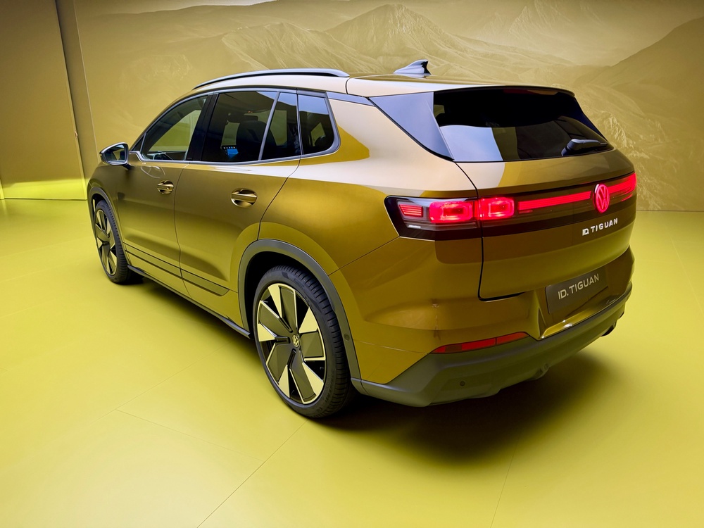 The new Volkswagen ID. Tiguan is lower and sleeker than the standard Tiguan SUV (Steve Fowler)