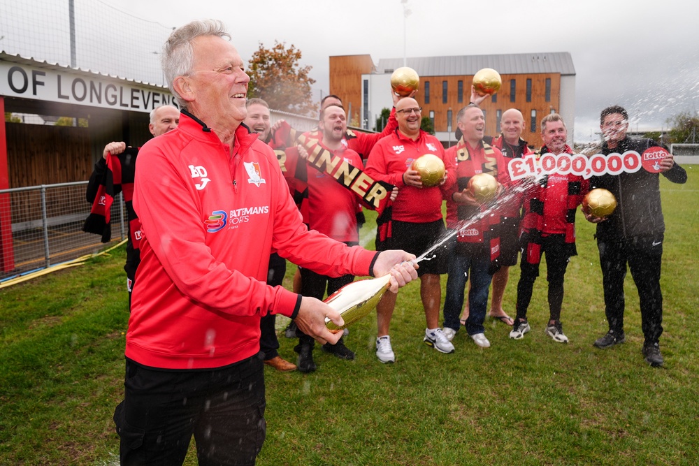 The winning ticket was bought by club president Bill Davis, 73, whose association with the team stretches back more than half a century (PA)