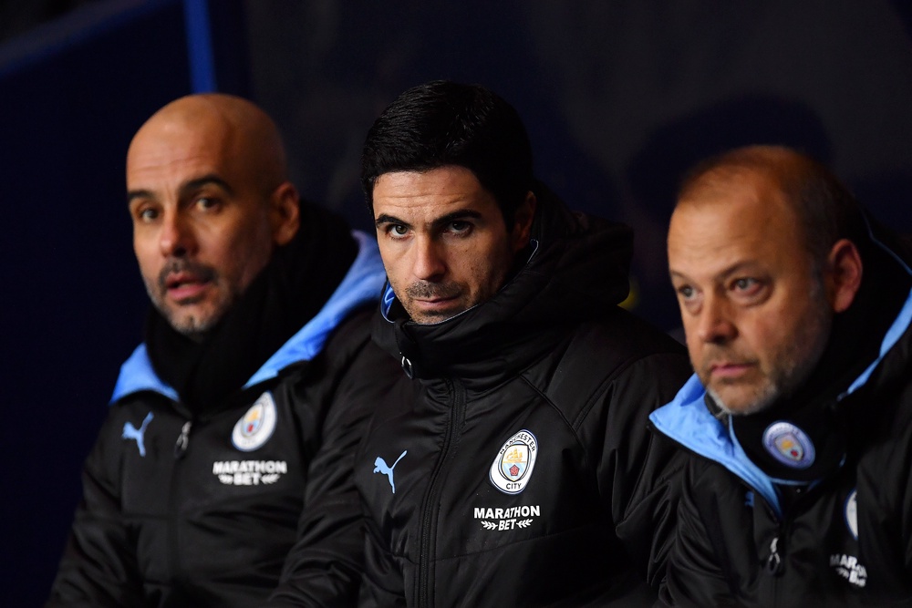 Mikel Arteta worked in Manchester City's coaching staff between 2016 and 2019 (Getty)