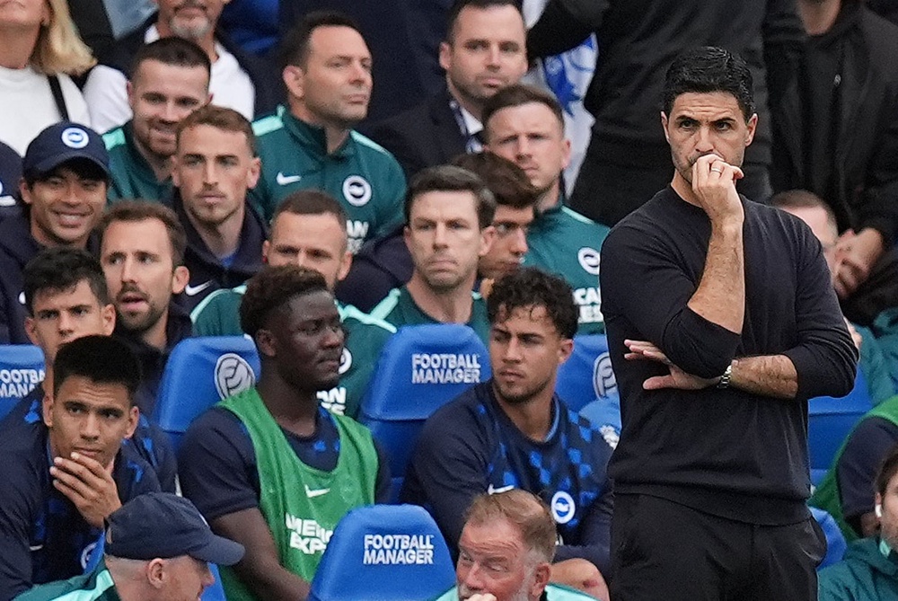 Arsenal manager Mikel Arteta (PA)