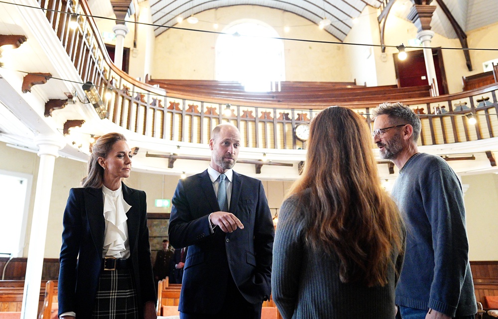 The Prince and Princess of Wales during a visit to Belfast (Aaron Chown/PA) (PA Wire)