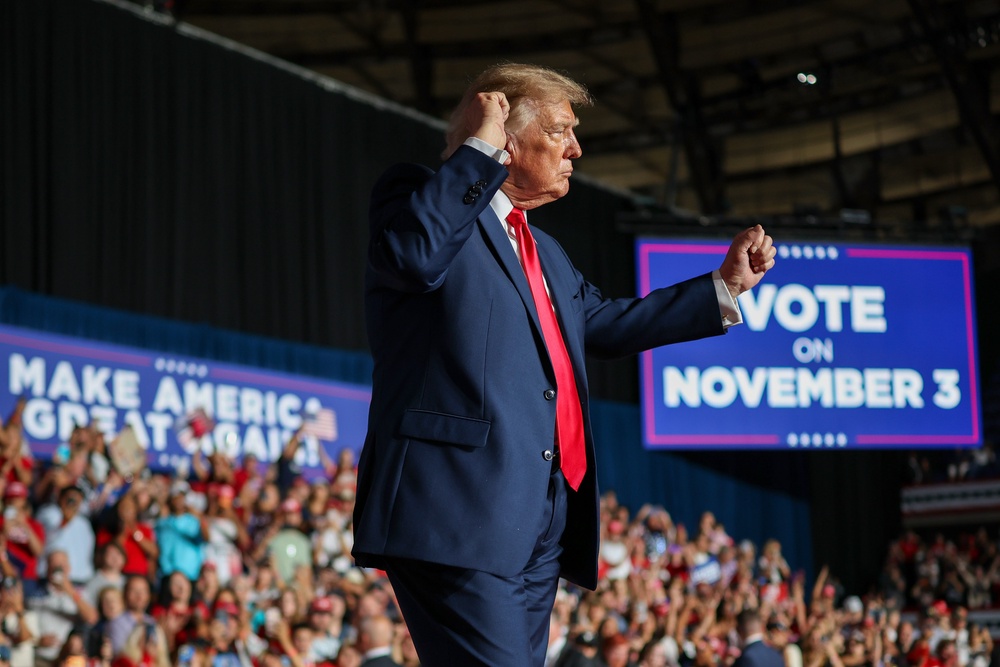 A quarter of people who voted for President Donald Trump in 2024 say that Republican candidates should split from the president to win in November, according to a poll (Getty)