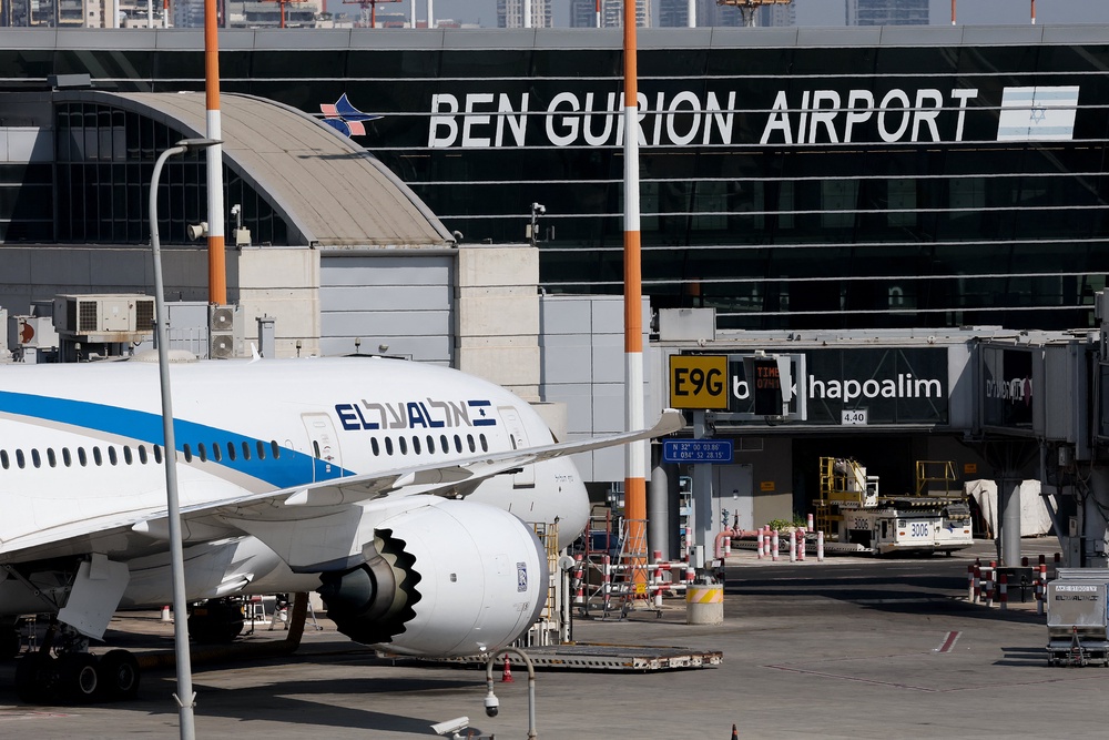The co-pilot is alleged to have premeditated an attack on Ben Gurion airport in Israel (file) (AFP/Getty)