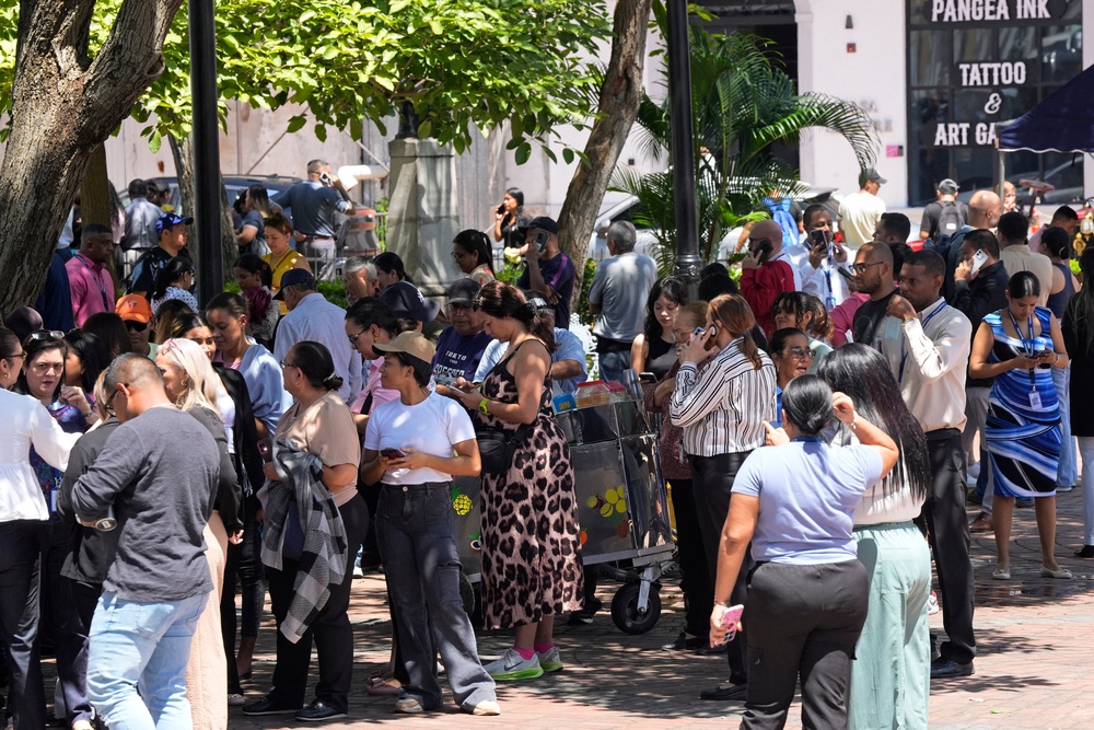 Panama's Civil Protection said it is assessing potential damage in regions near where the quake occurred (AFP/Getty)