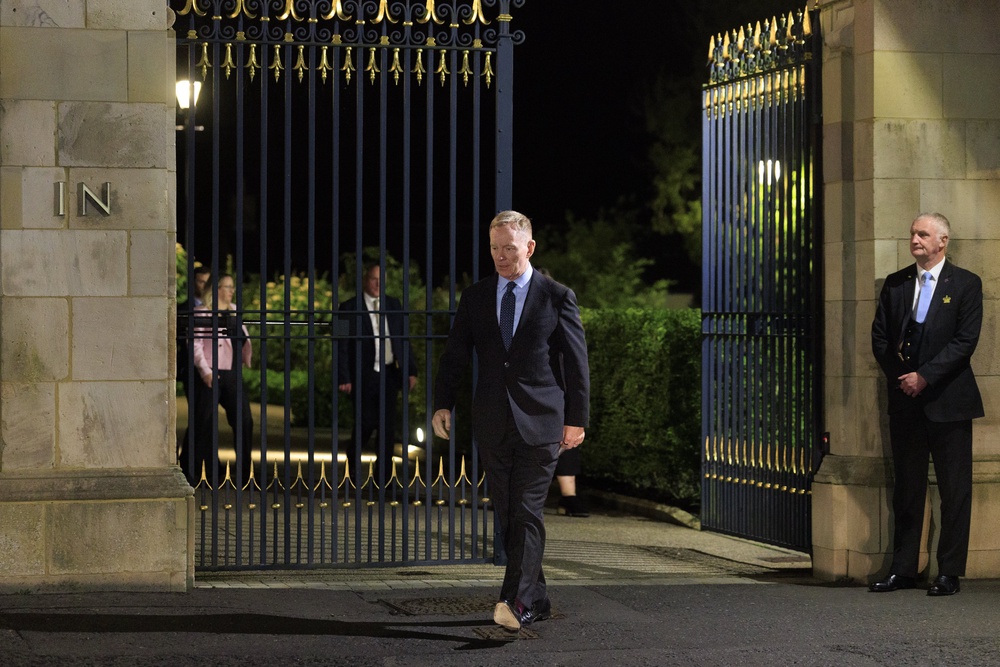 Sir Chris Bryant held meetings at Hillsborough Castle through the week (PA) (PA Wire)