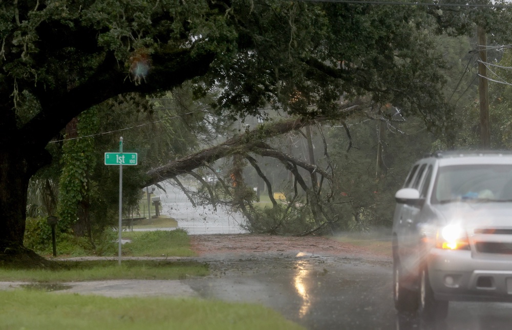 Forecasters warn it could bring dangerous storm surges, destructive winds, heavy flooding and the possibility of tornadoes (Getty)