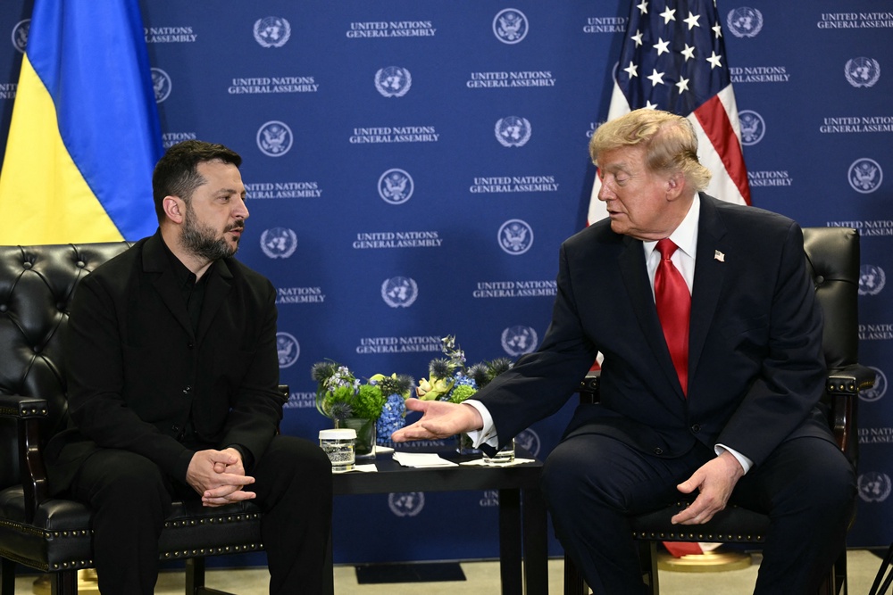 A US official said the deal had come after 'repeated' US requests to Zelensky (AFP/Getty)