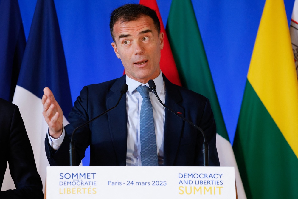 MEP Sandro Gozi, the chair of the UK-EU Parliamentary Partnership Assembly, said: ‘As a former member, and with much of the regulatory framework already in place, I personally do not see any serious reason why an application from the UK would not be achievable within one parliament’ (AFP/Getty)