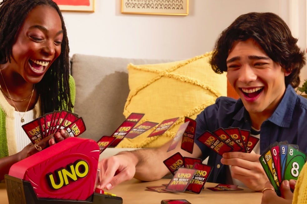 Screen-free games such as UNO are predicted to be popular this year (Smyths Toys/PA Wire)