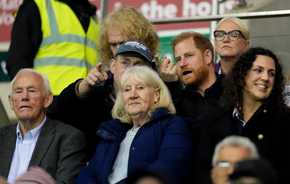 The duke watched a rugby union match in Leicester on Friday (Nick Potts/PA) (PA Wire)