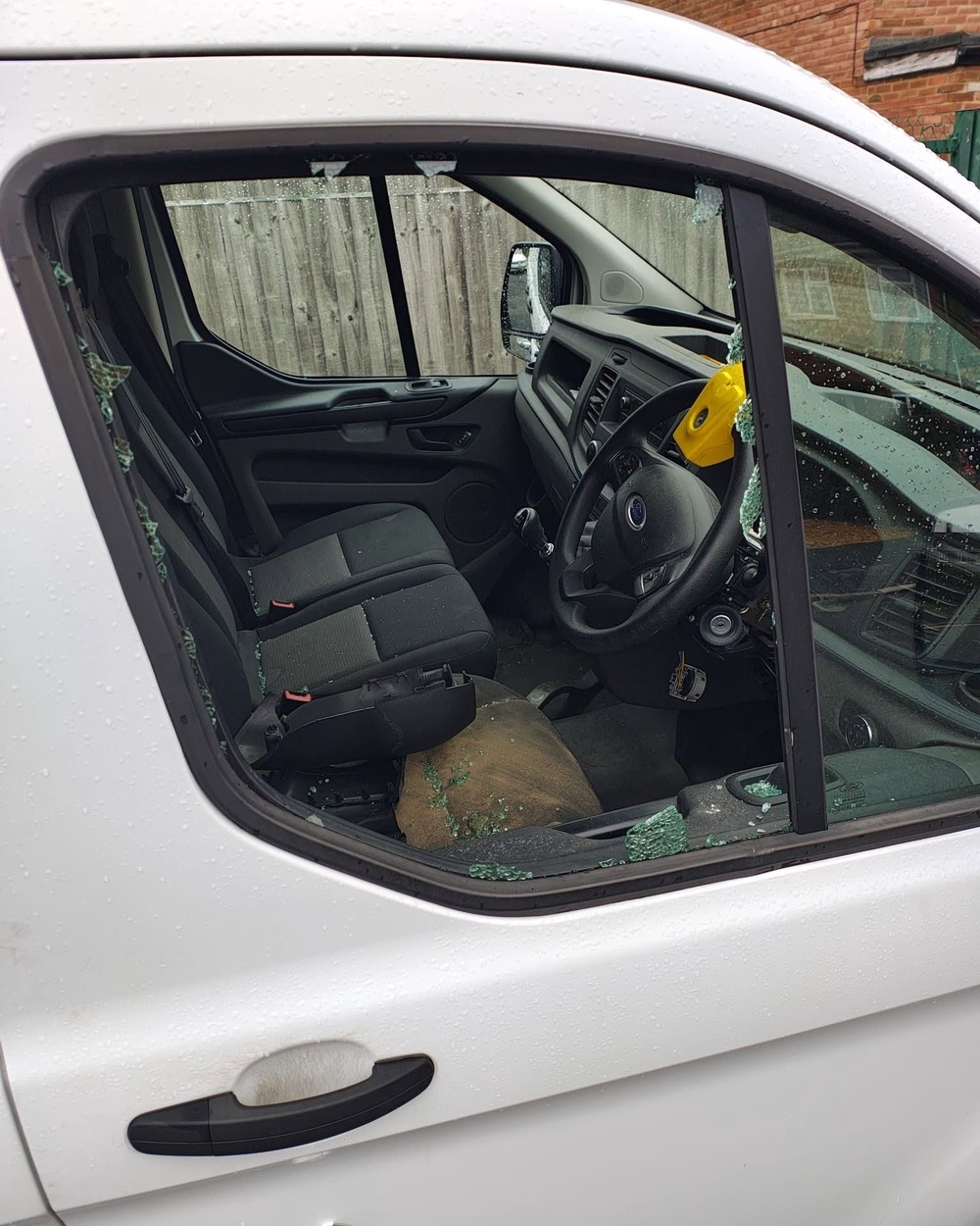 Thieves towed the van to a nearby street and stripped it of its engine (Cambridge City Foodbank)