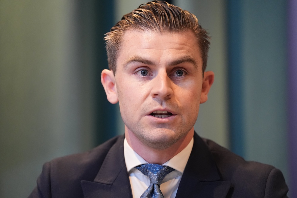 Solicitor Darragh Mackin of Phoenix Law has come on record as Daniel Kinahan’s solicitor (PA) (PA Archive)