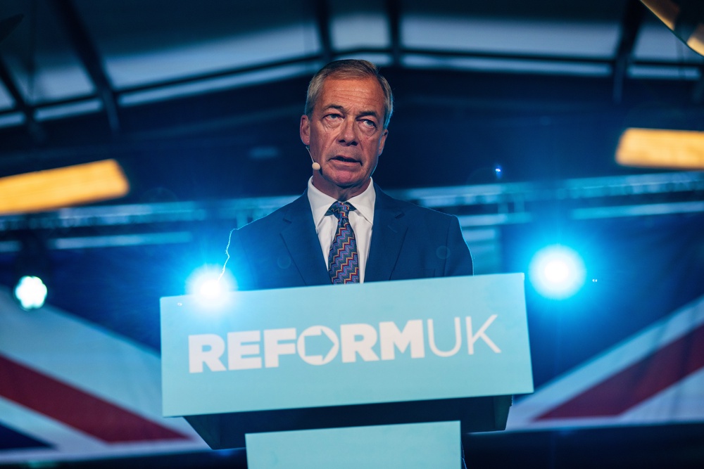Nigel Farage said in 2024 ‘we don’t want extremists, we don’t want bigots’ (Getty)