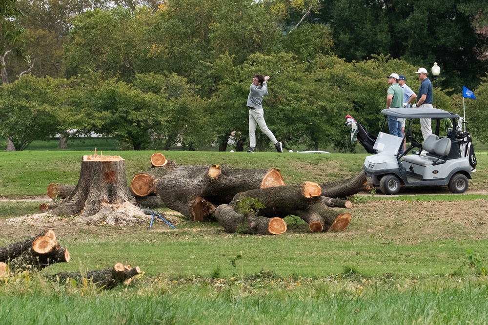 Historic preservation groups accused the government of deliberately moving quickly to raze the golf course to avoid legal scrutiny (Getty)