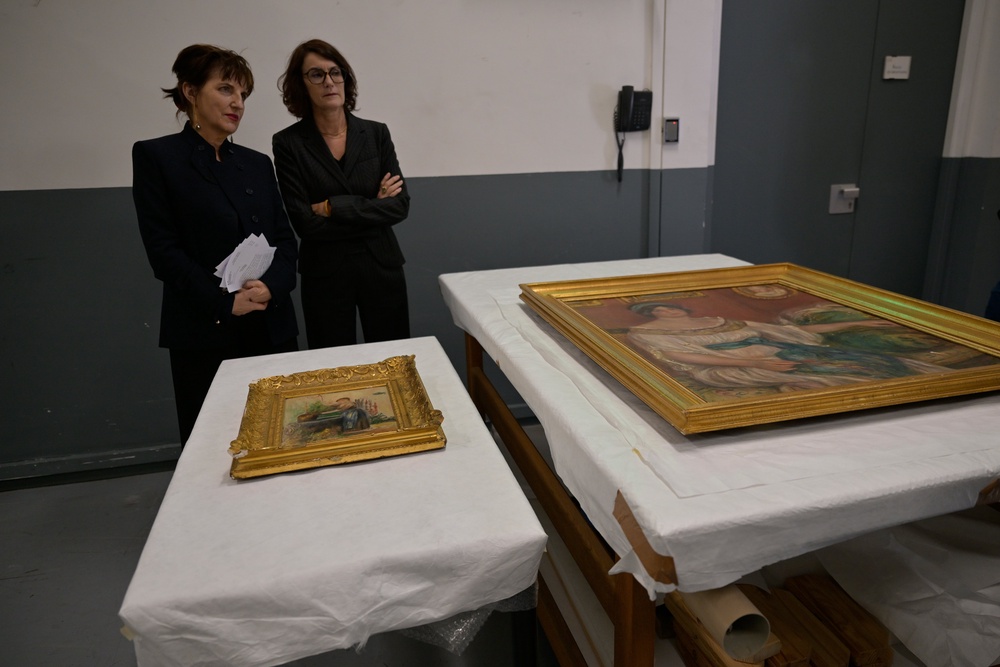 Recovered paintings