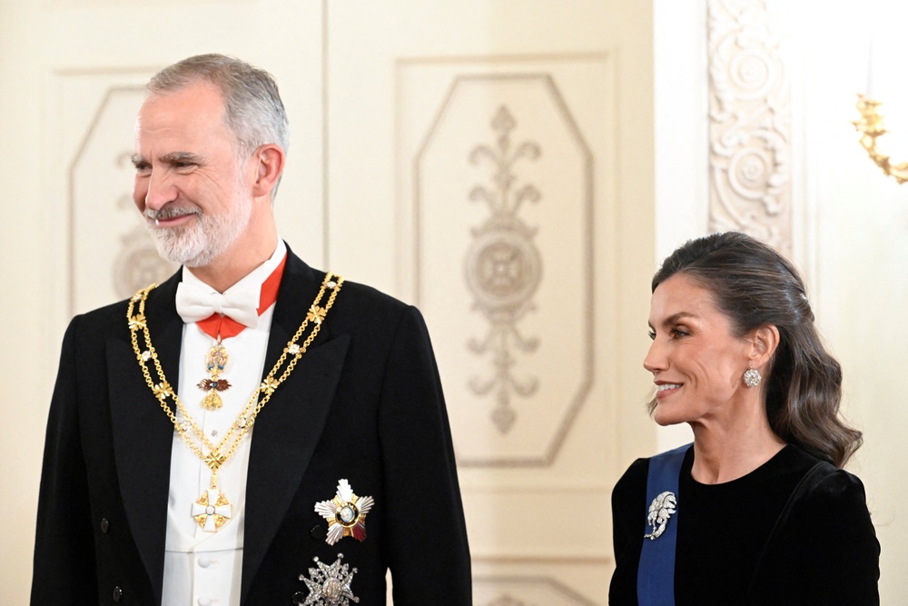 Spain's King Felipe VI and Queen Letizia will visit Ceuta on Tuesday. (Reuters)