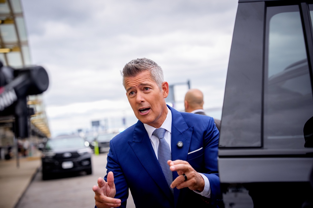 Transportation Secretary Sean Duffy has not fined any airlines since taking office in January 2025 (Getty)