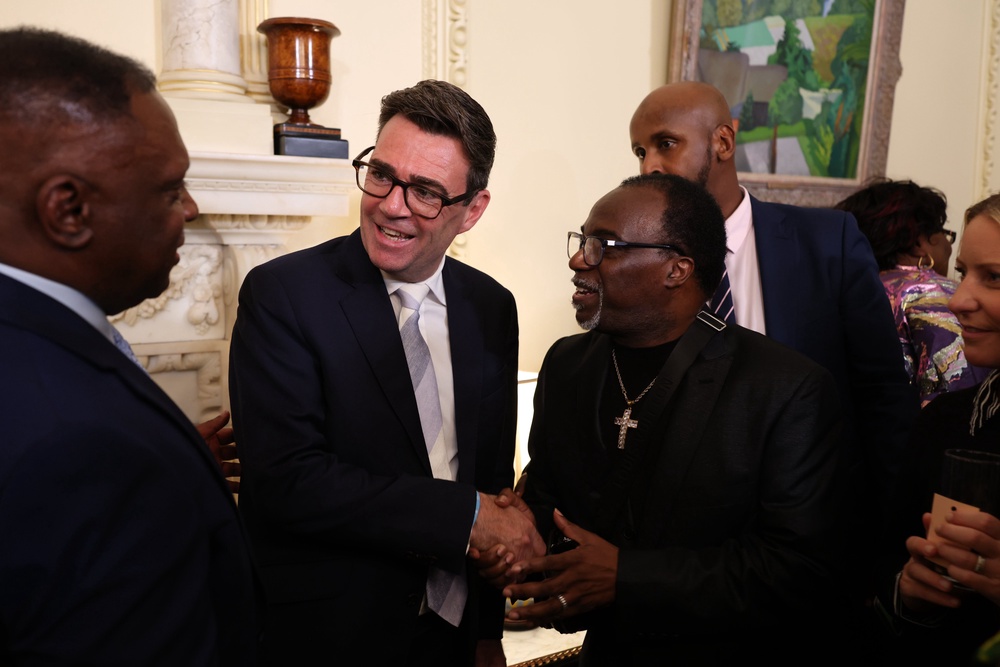 Prime Minister Andy Burnham during a reception to celebrate Black History Month, at 10 Downing Street (Dan Kitwood/PA) (PA Wire)