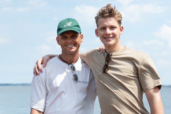 Jeff and Freddy Brazier on Celebrity Race Across the World (BBC)