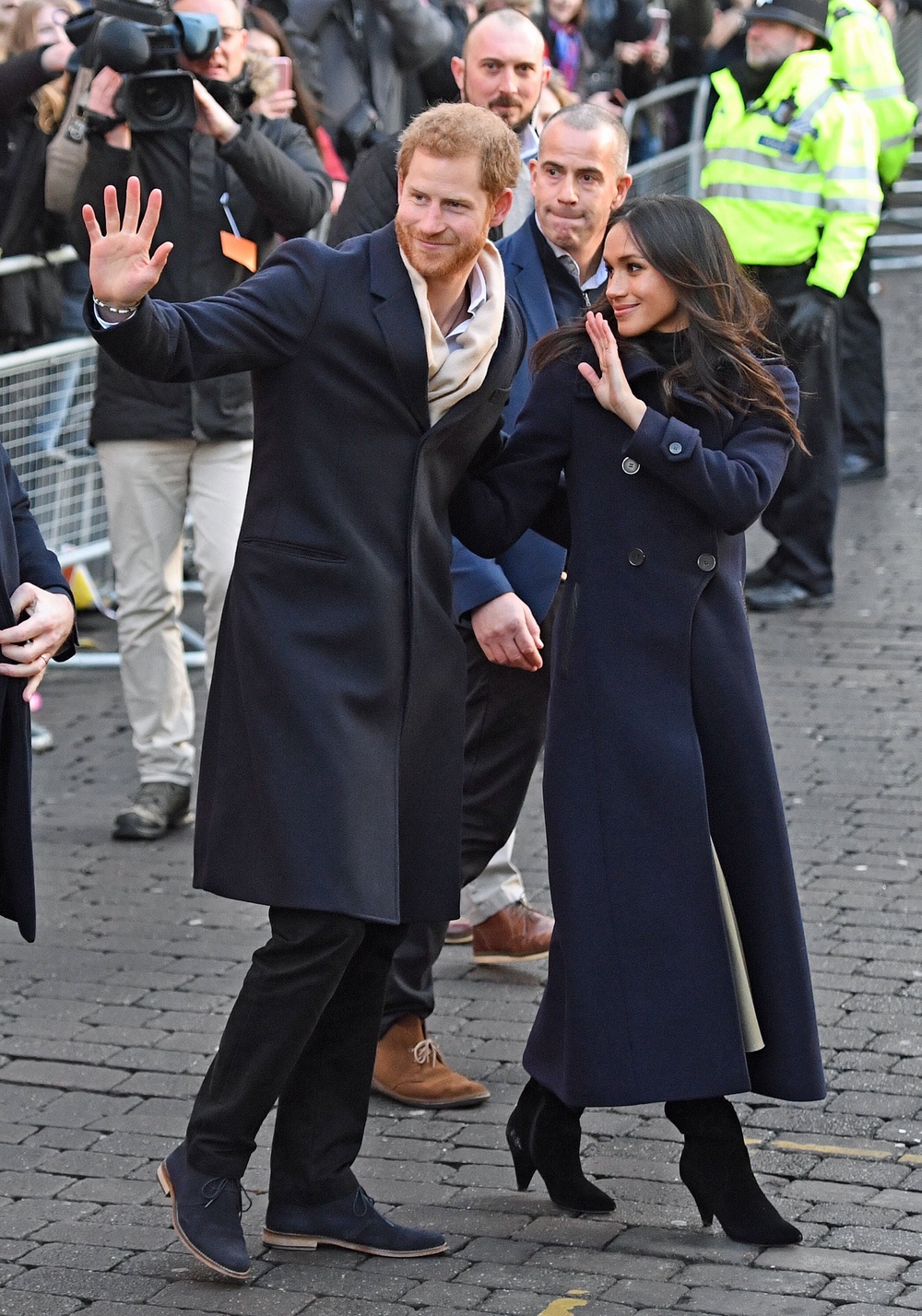 Harry and Meghan during a previous visit to Nottingham (Victoria Jones/PA) (PA Archive)