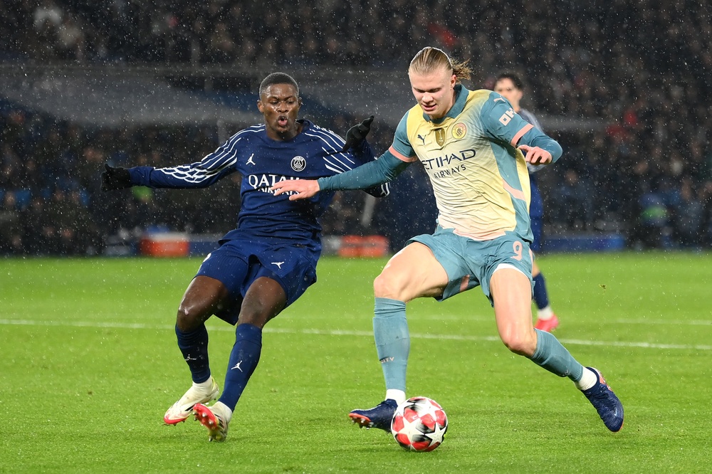 Image from: Man City v PSG LIVE: Wild six-goal thriller in Champions League enthralls returning Pep Guardiola