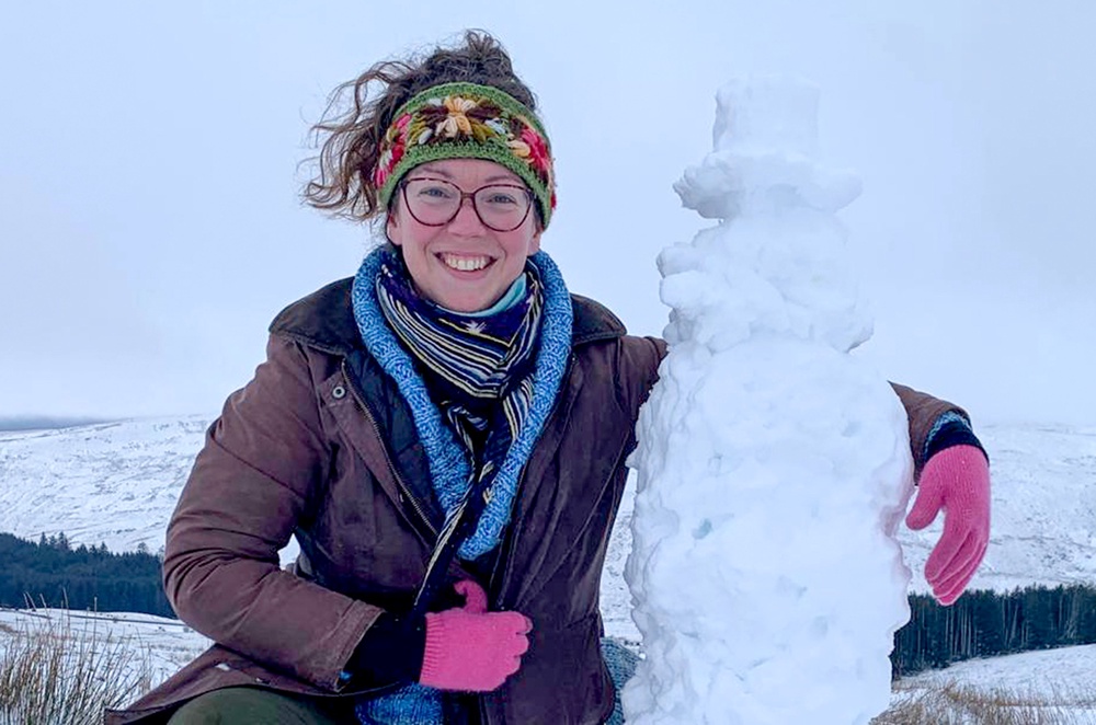 Conservation carpenter Kate Walford, one of a new team being deployed to Antarctica to protect a historic base from climate change on the icy continent (PA)
