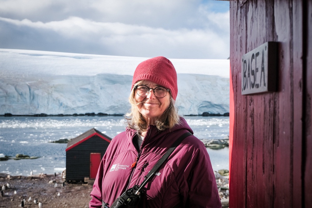 Travel medic and former Port Lockroy base leader Lisa Ford who is guiding a new team to Wordie House in Antarctica (PA)