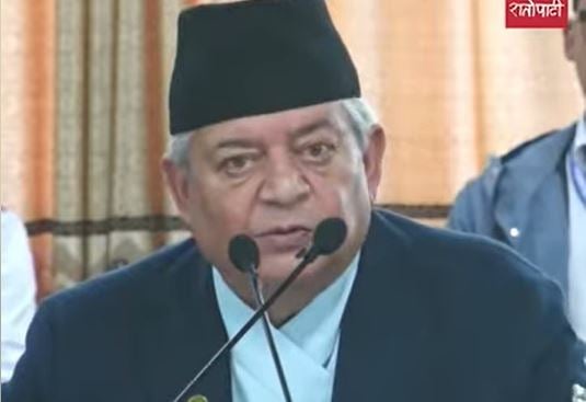 Gaurav Shumsher Rana tackled questions from Nepal's parliamentary committee (Facebook/Ratopati)
